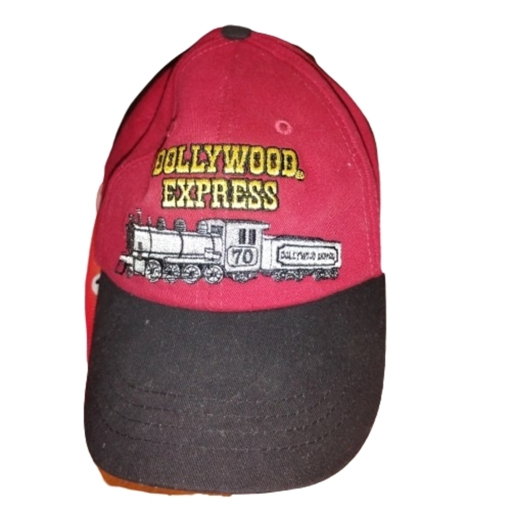 Dollywood Express Youth Red/Black Strapback Hat Train Cap